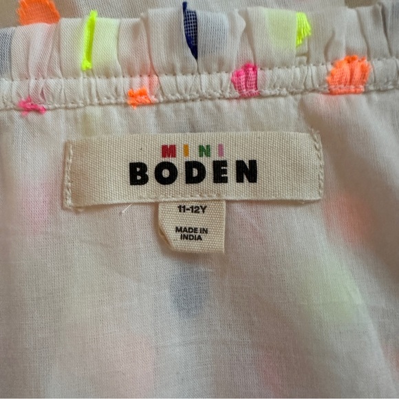 Mini Boden ruffled polka dot dress - Picture 6 of 8